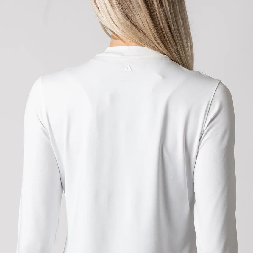 Joola Women's Quarter Zip Pullover White