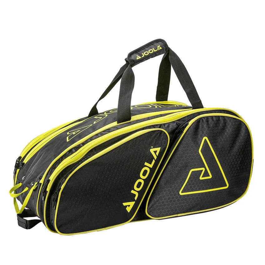 JOOLA TOUR ELITE PRO PICKLEBALL BAG BLACK YELLOW