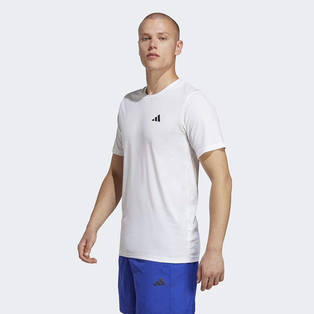 Adidas men's train essentials feelready training tee White