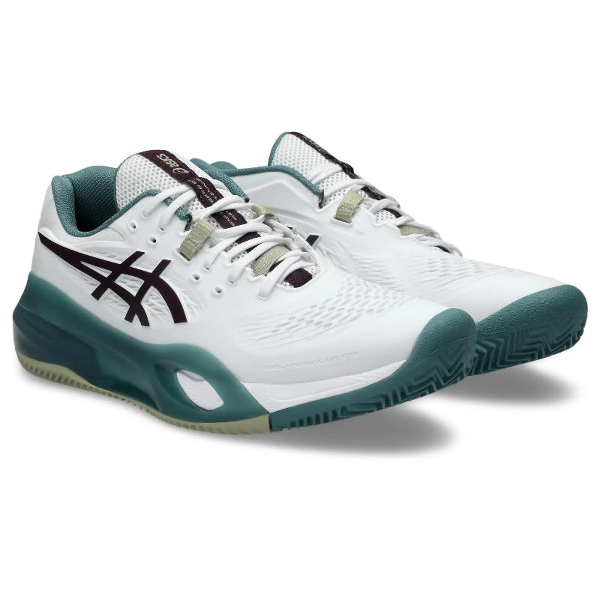 Asics Gel Revolution X Clay Dark Garnet White