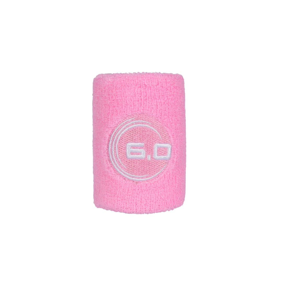 Six Zero Sweat Wrist Band Cherry Blossom Pink