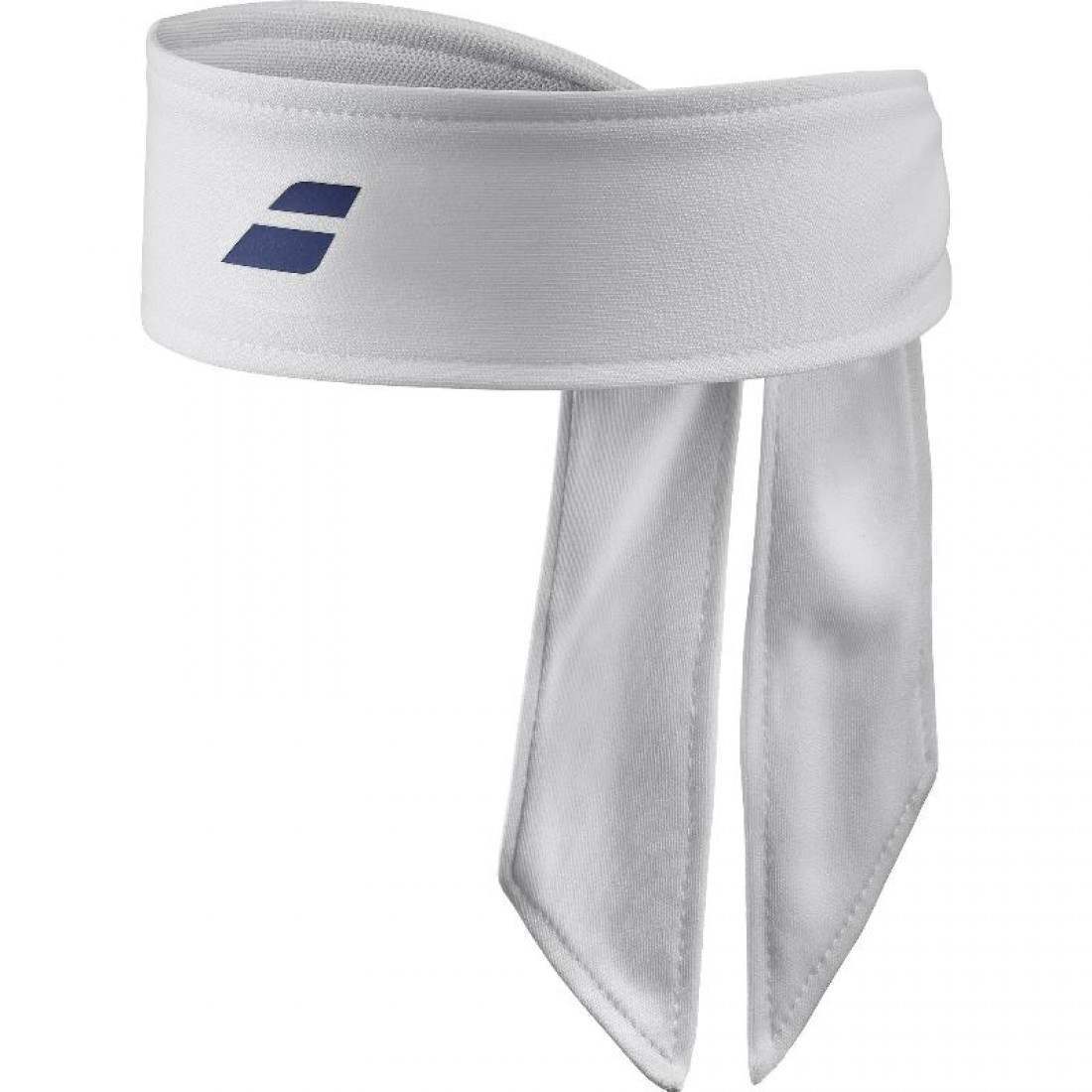Babolat White Blue Junior Headband