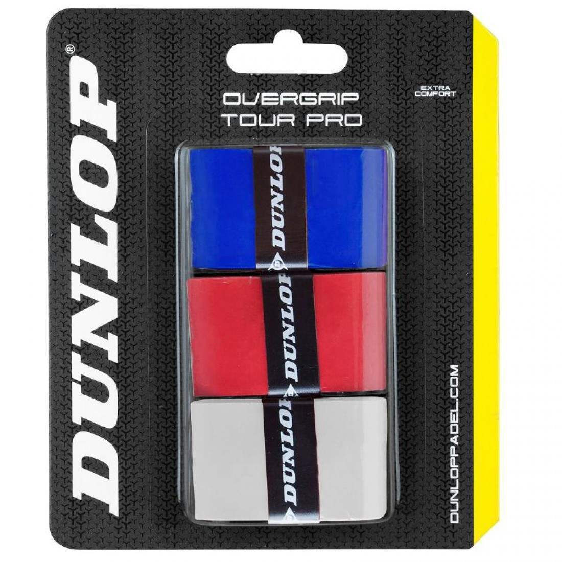 Blister Dunlop 3 Overgrips Tour Pro Colors