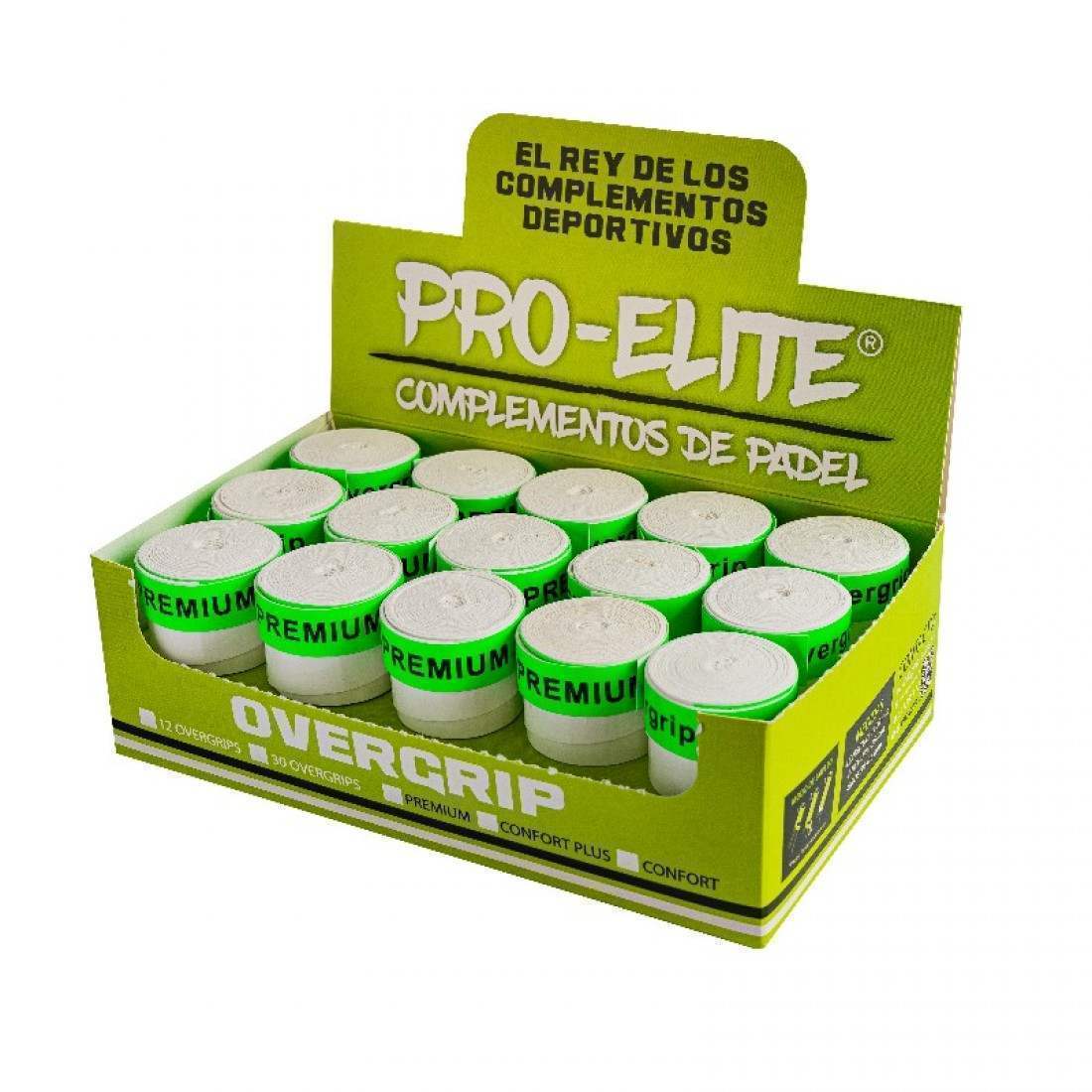 Pro Elite Premium Smooth White Box 30 Overgrips
