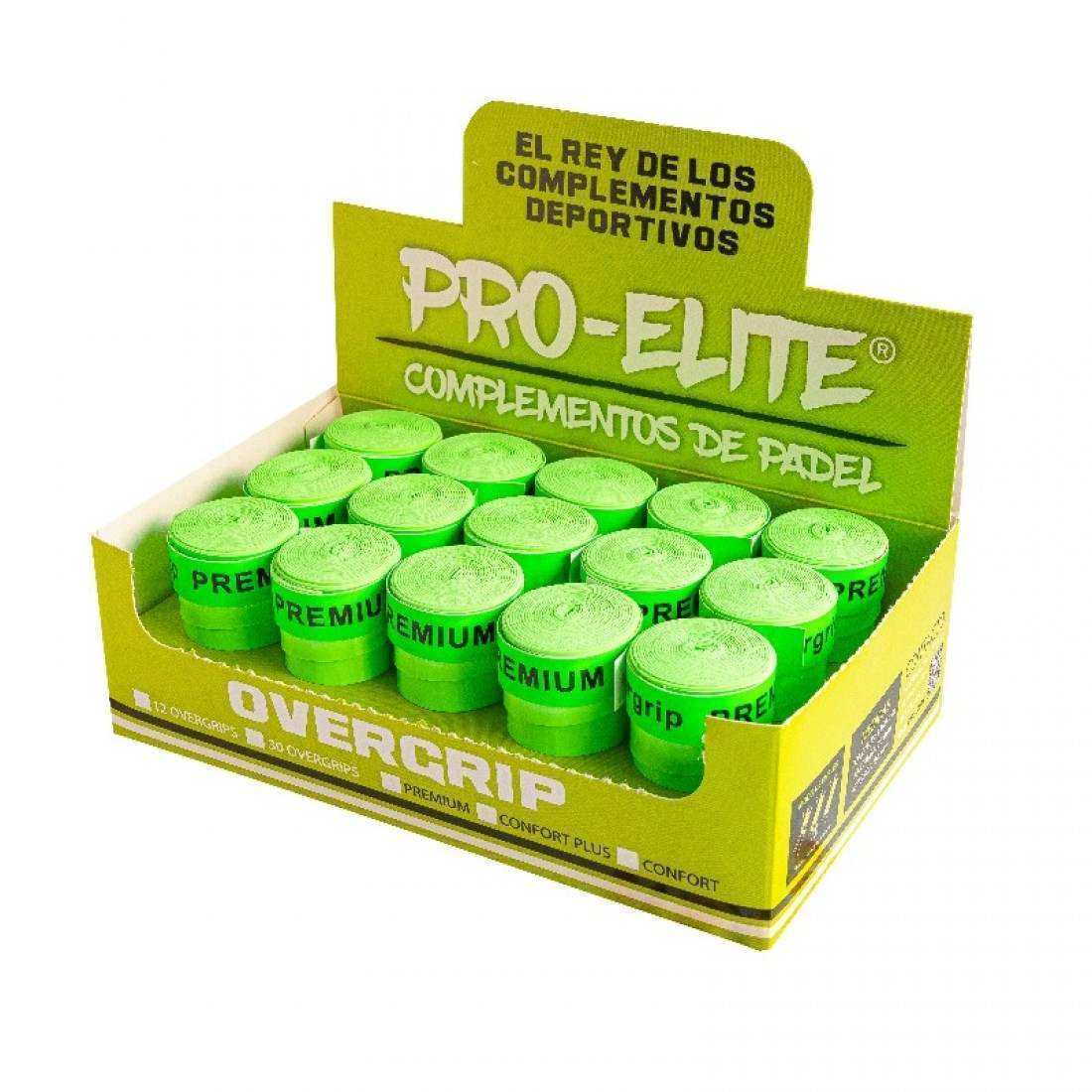 Pro Elite Premium Smooth Green Box 30 Overgrips