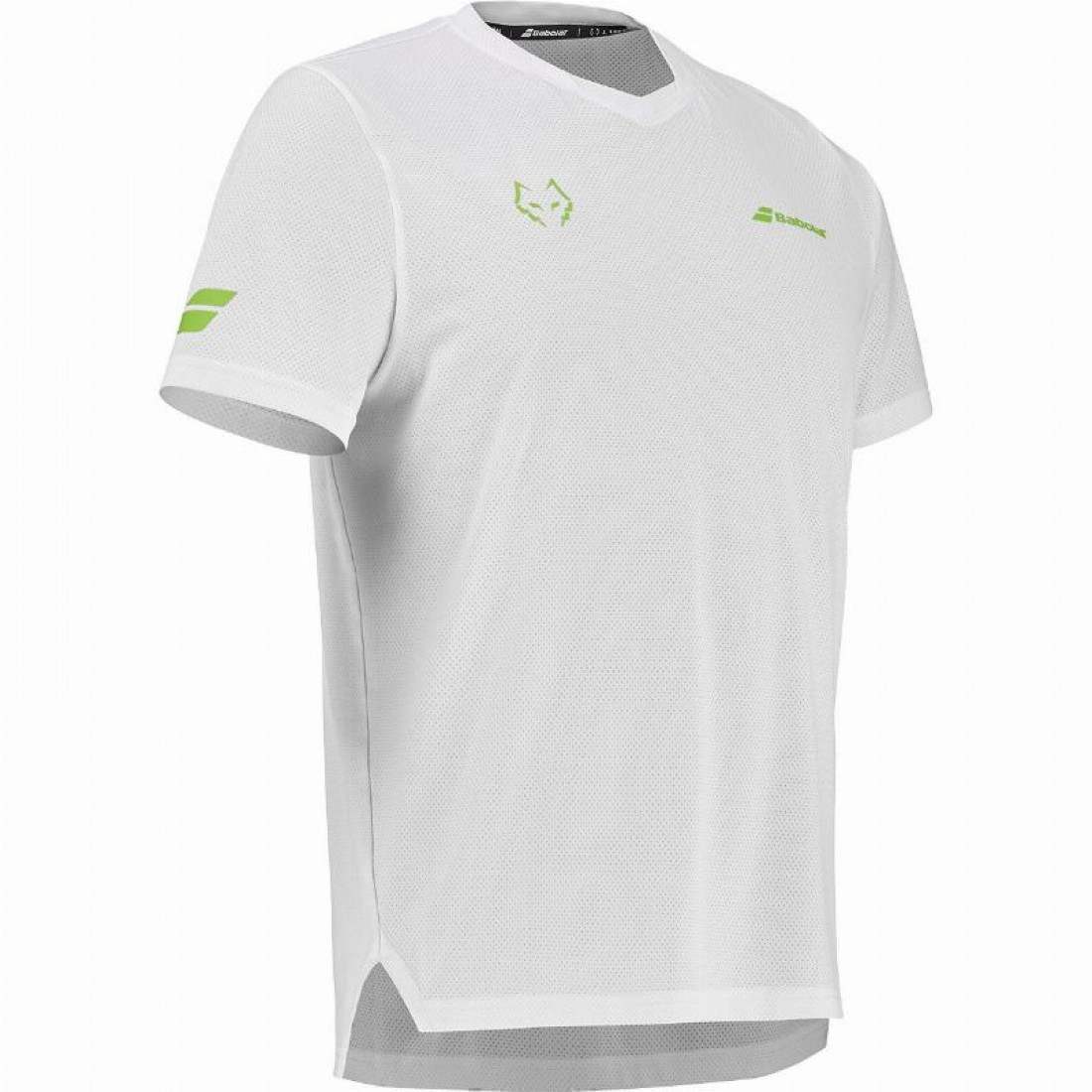Babolat Juan Lebron Crew Neck White T-Shirt