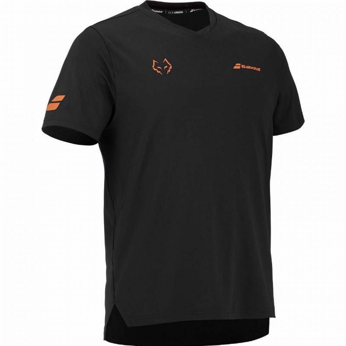 Babolat Juan Lebron Crew Neck T-Shirt Black