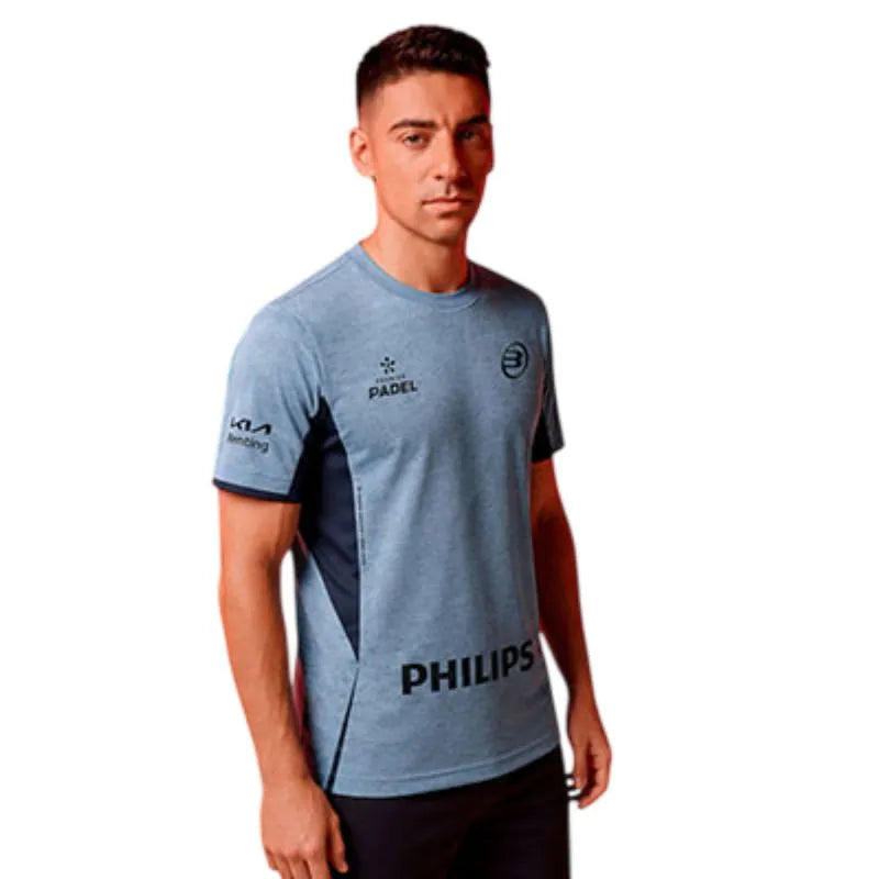 Bullpadel Di Nenno Mensa 26I Steel Blue Vigore T-Shirt