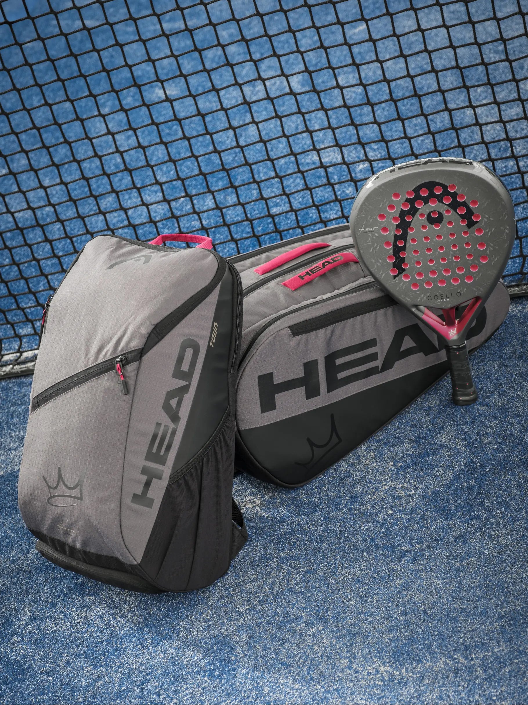 Head Arturo Coello Tour Black Gray Backpack