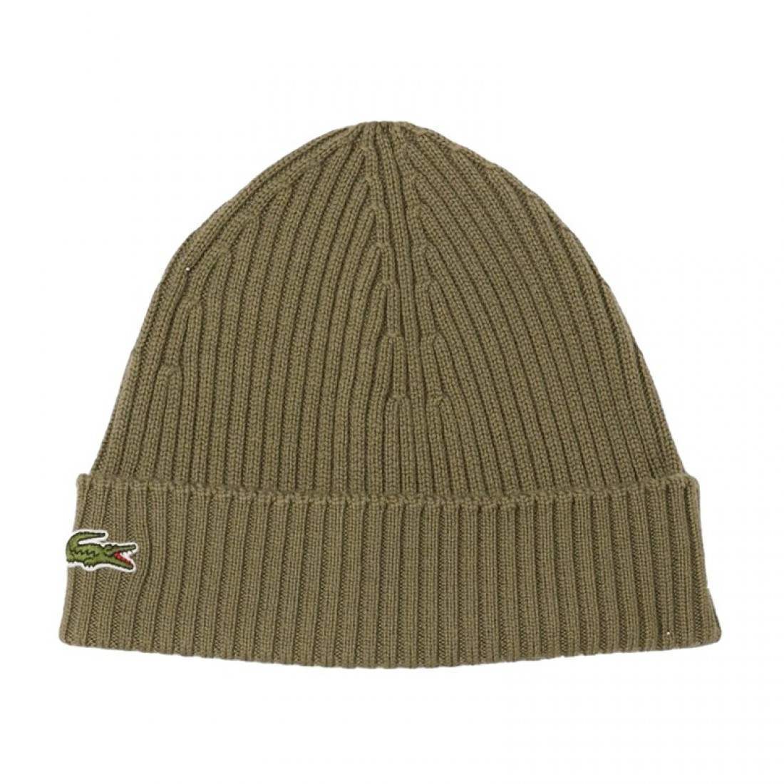 Lacoste Wool Hat Khaki Green