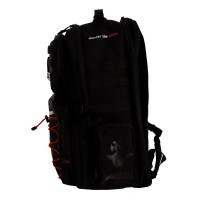 Black Crown Spartan Backpack Black Red