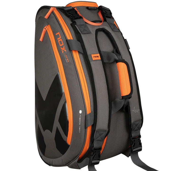 Nox AT10 Team Gray Orange Padel Bag