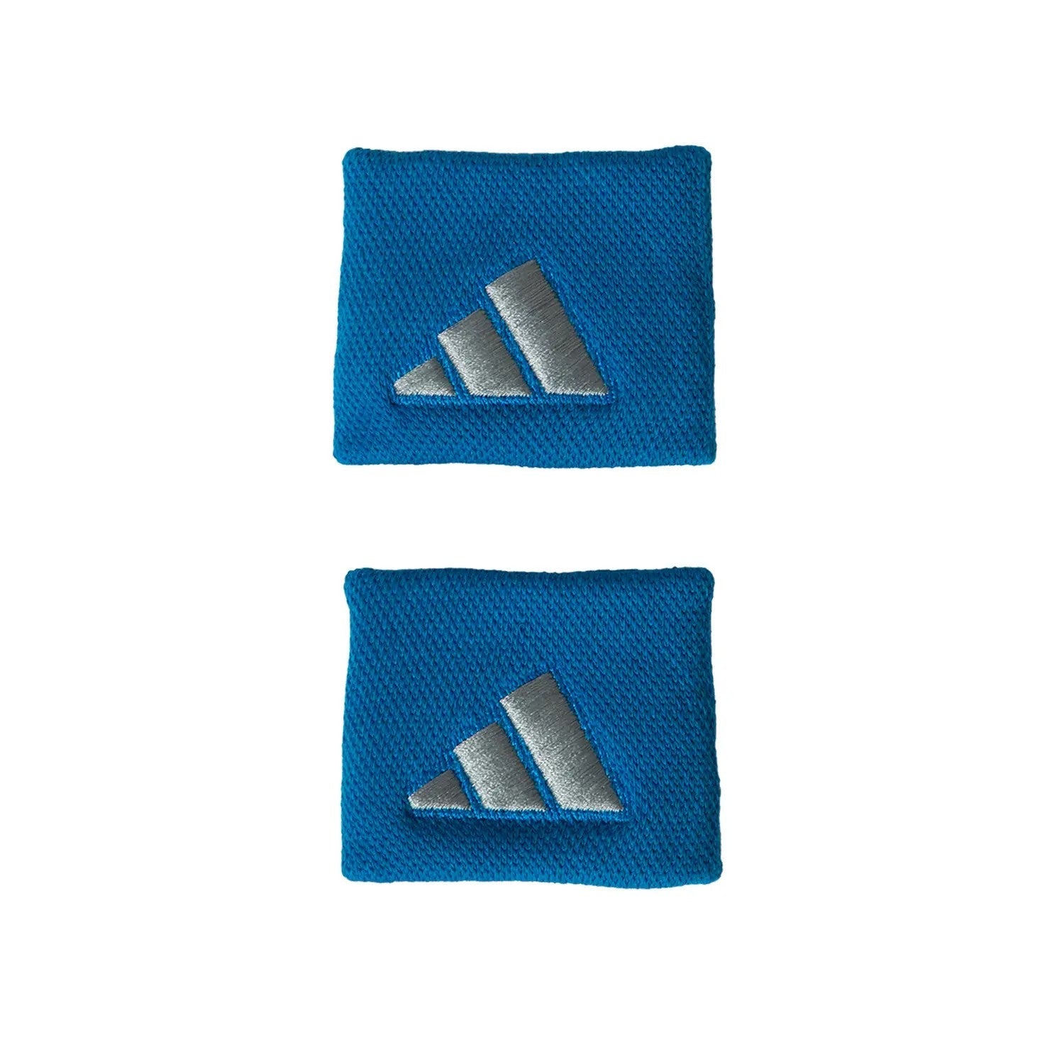 Adidas Short Blue Gray Wristbands 2 Units
