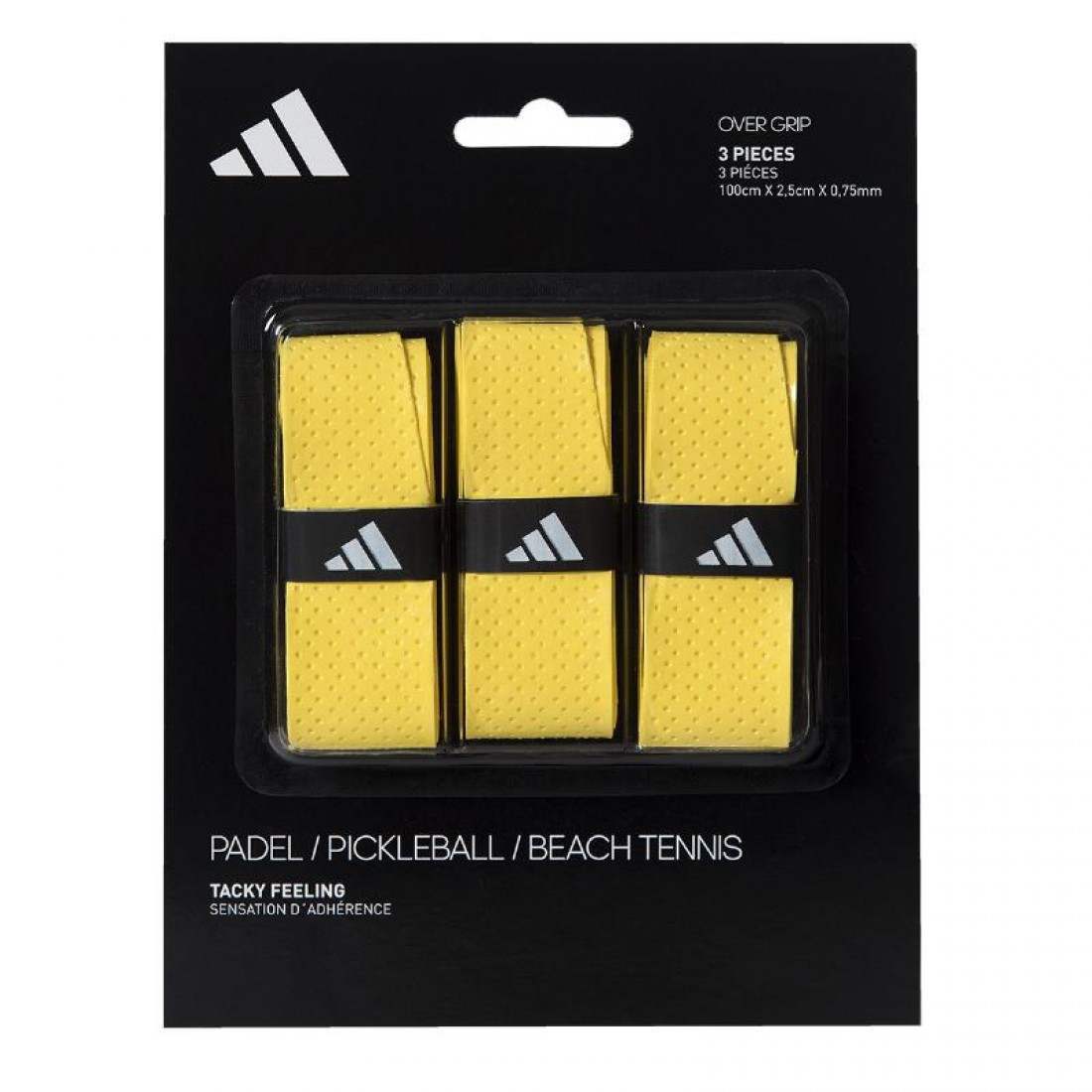Adidas Tacky Feeling Overgrips Yellow 3 Units