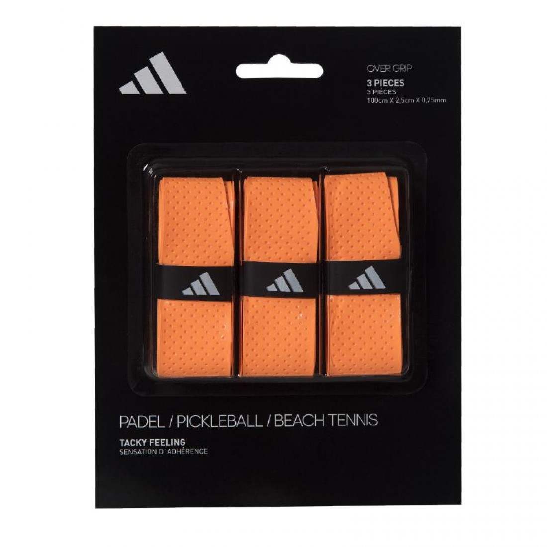 Adidas Tacky Feeling Orange Overgrips, 3 Units