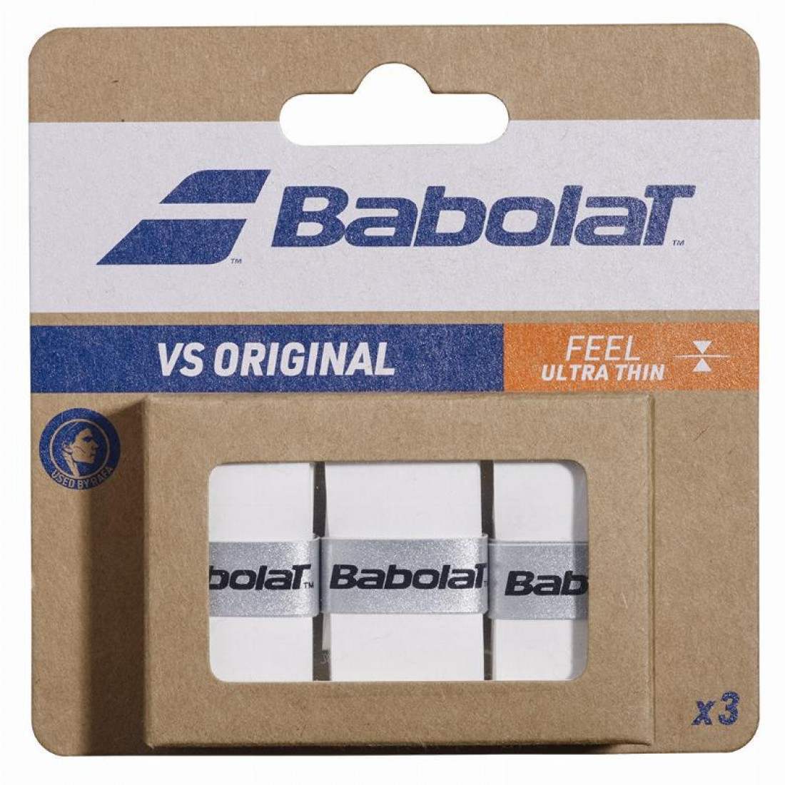 Babolat VS Original Overgrips White 3 Units