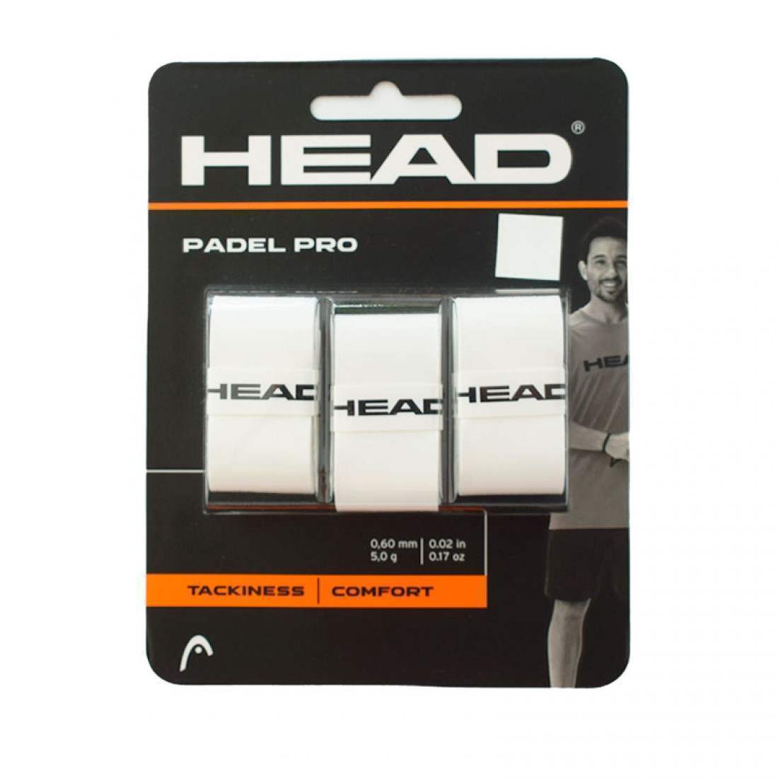Head Padel Pro Overgrips White 3 Units
