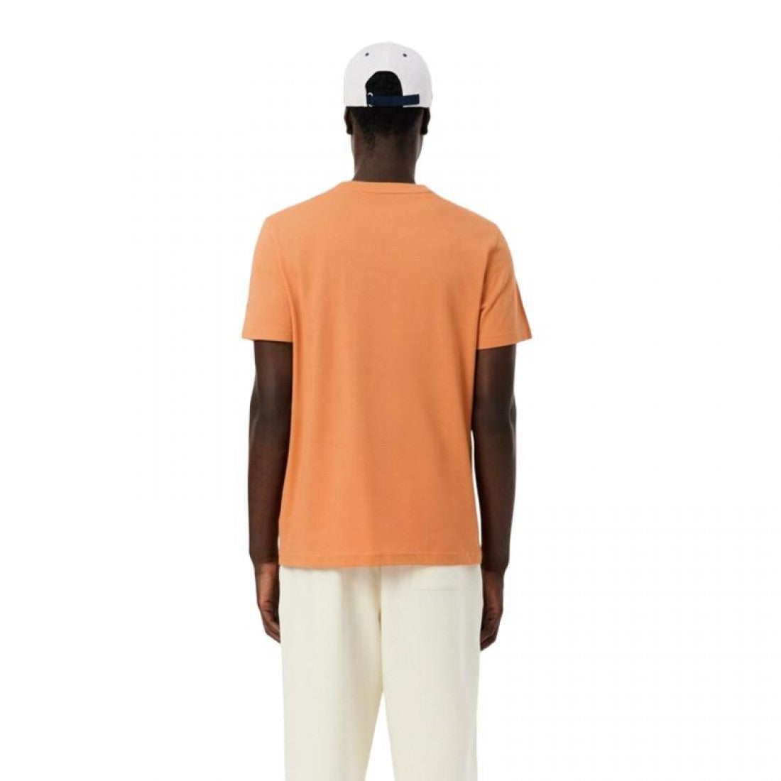 Lacoste Novak Djokovic Orange T-shirt and White Cap Pack