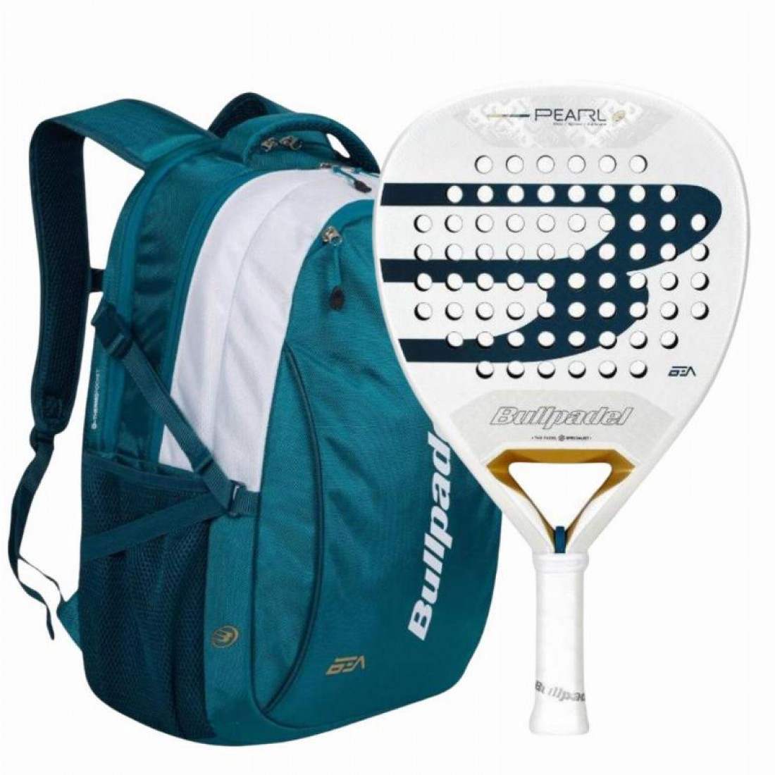 Bullpadel Bea Gonzalez Pearl 2026 Racket Pack with Backpack