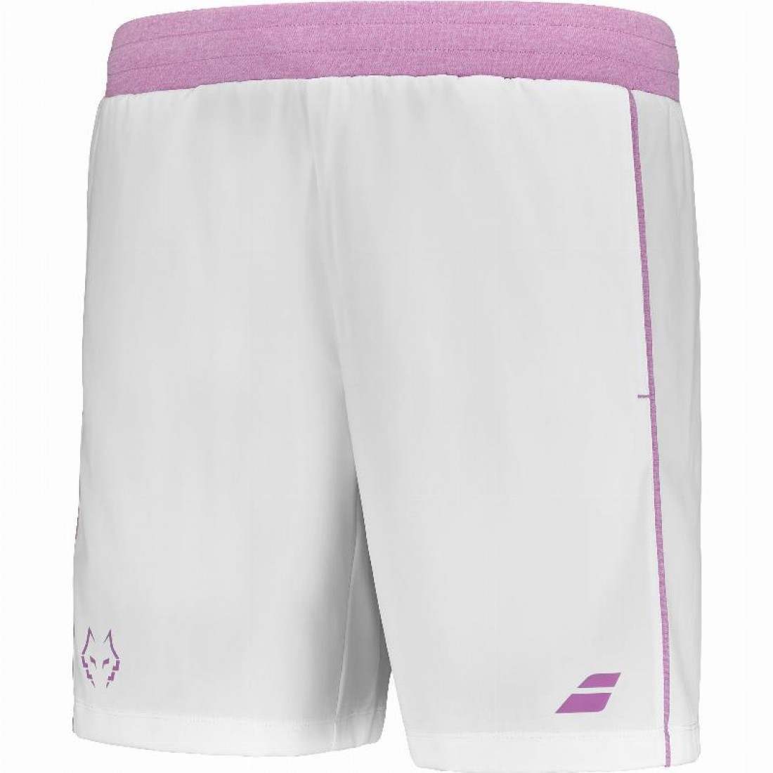 Babolat Juan Lebron White Pink Shorts