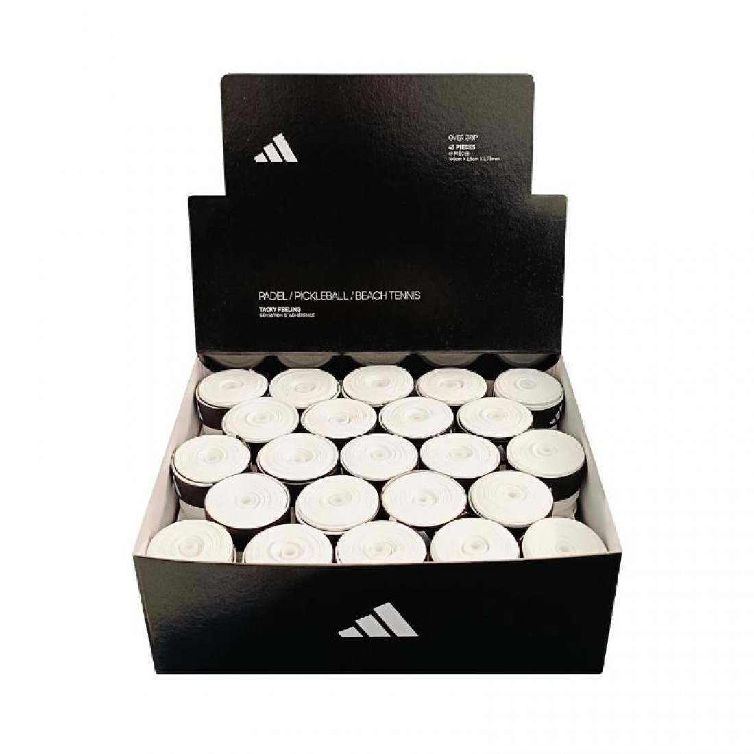 Adidas Box 45 Tacky Feeling White Overgrips