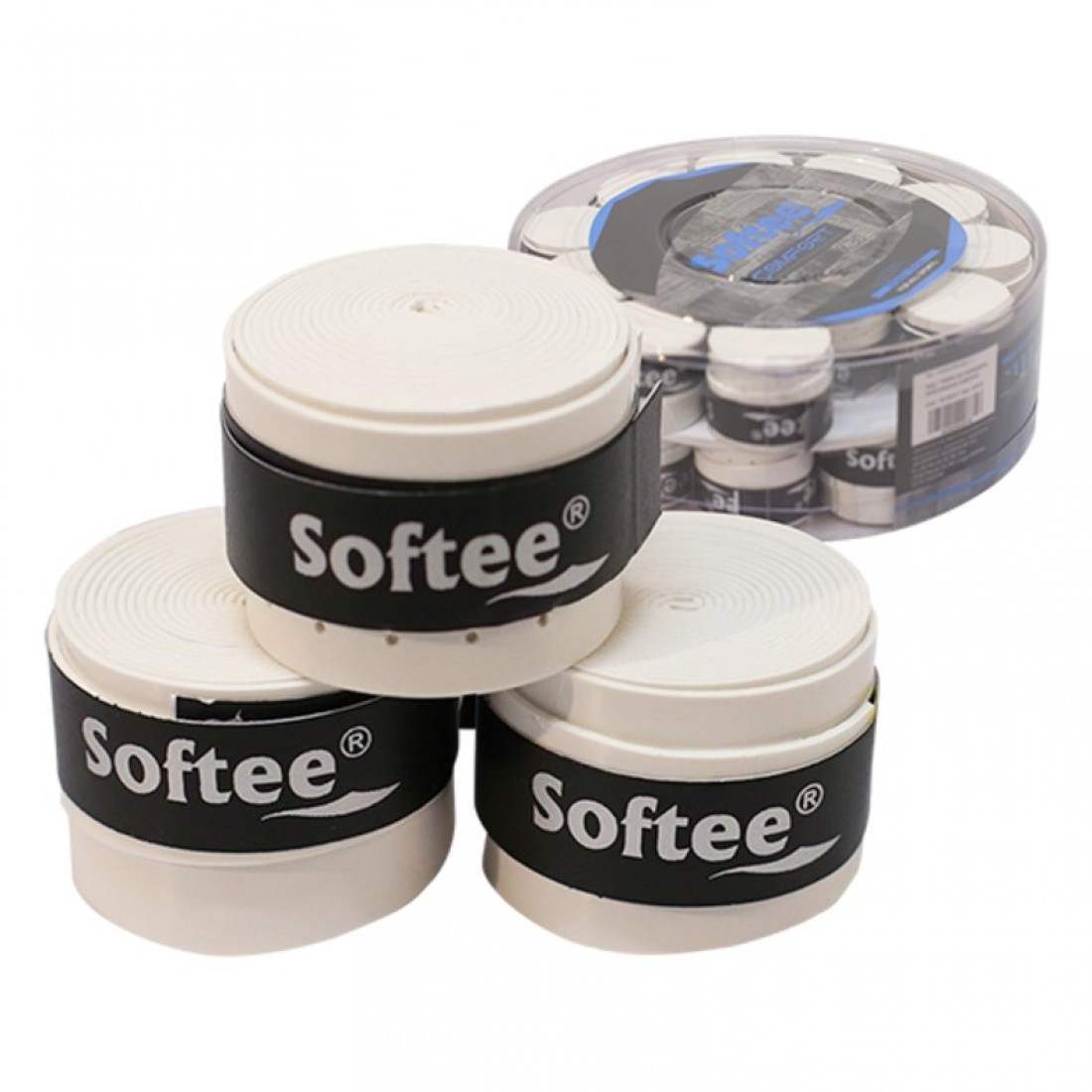 Softee Comfort Perforated Drum 30 Overgrips White