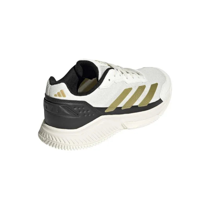 Adidas Courtquick Padel Shoes White Gold Black