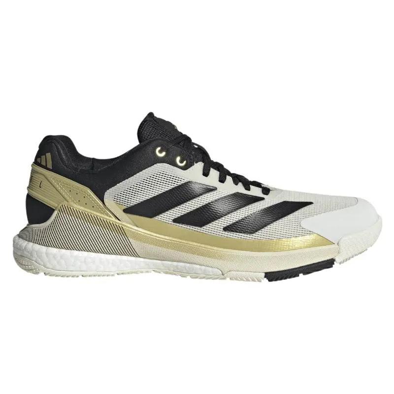 Adidas Crazyquick Boost Padel White Black Gold Sneakers