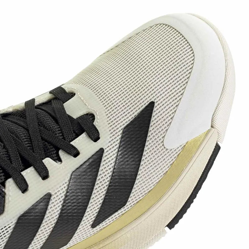 Adidas Crazyquick Boost Padel White Black Gold Sneakers