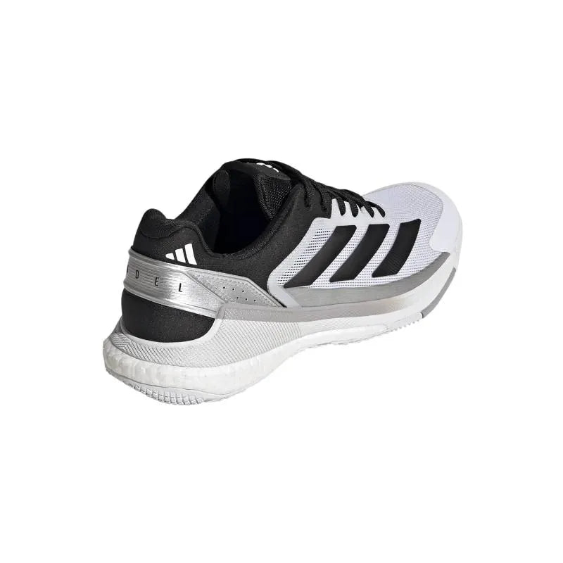Adidas Crazyquick Boost Padel Shoes White Black Silver
