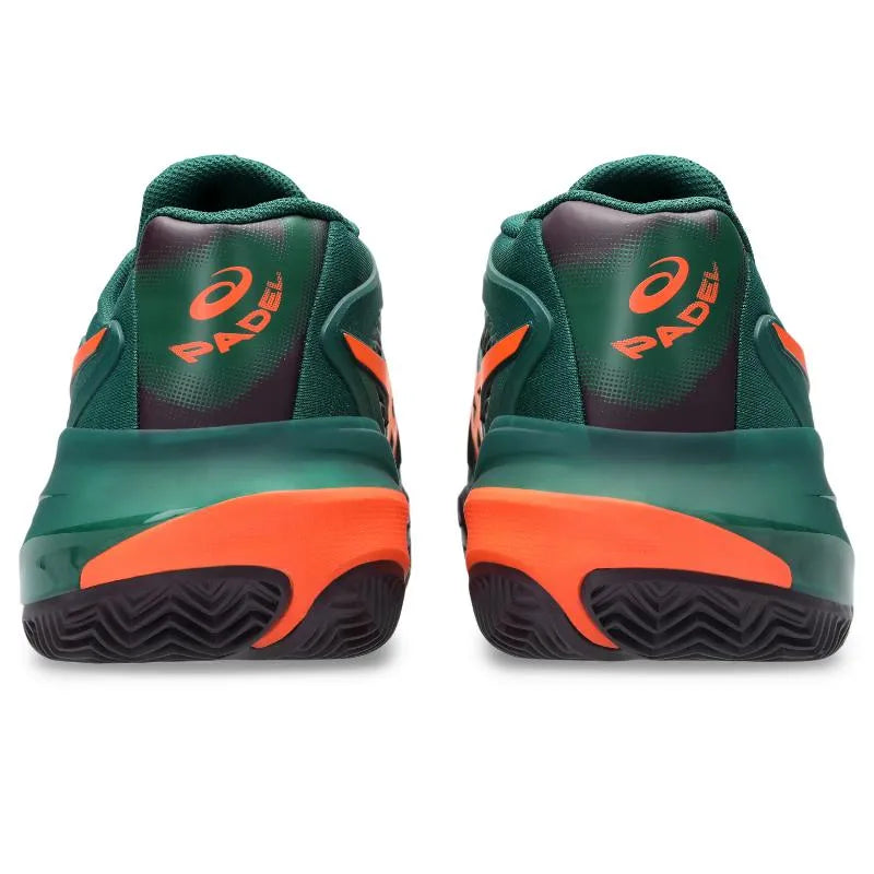 Asics Gel Resolution X Padel Green Orange Sneakers