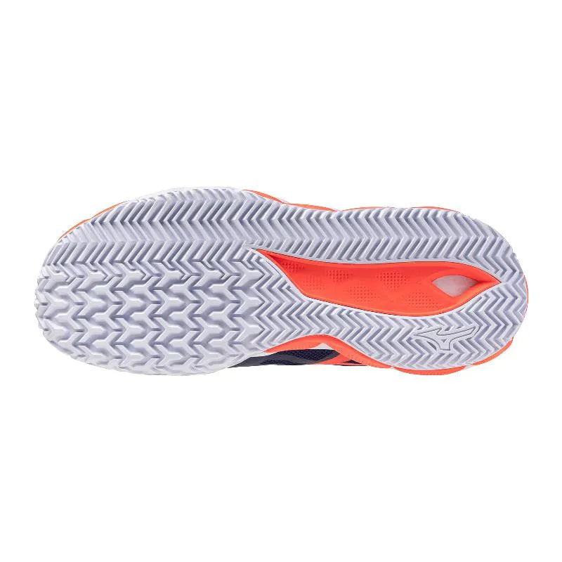 Mizuno Wave Enforce Tour 2 Clay Blue Orange Sneakers