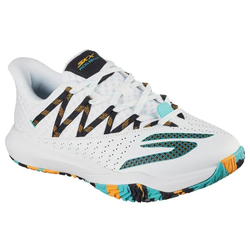 Skechers Viper Court Rally Padel Shoes White Blue