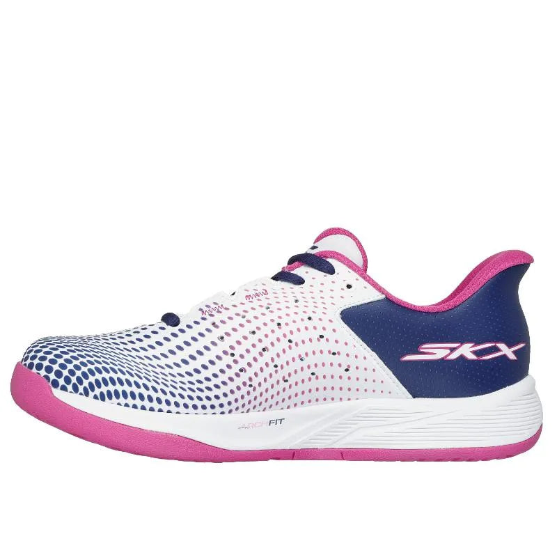 Skechers Viper Court Reload White Navy Blue Women''s Sneakers