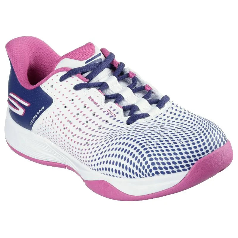 Skechers Viper Court Reload White Navy Blue Women''s Sneakers