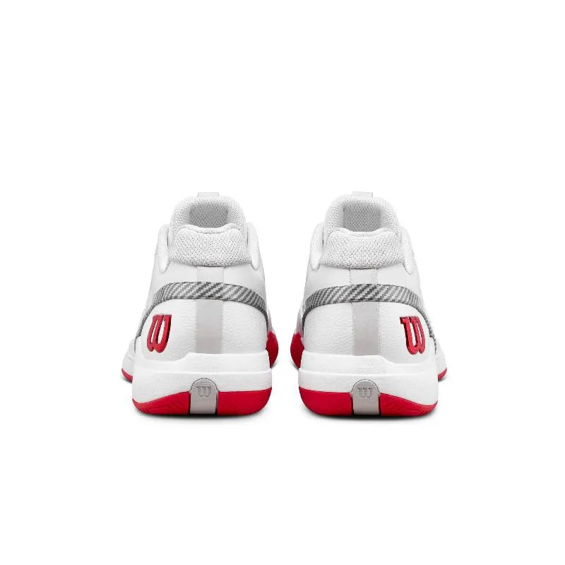 Wilson Rush Pro 5 CTC White Red Sneakers
