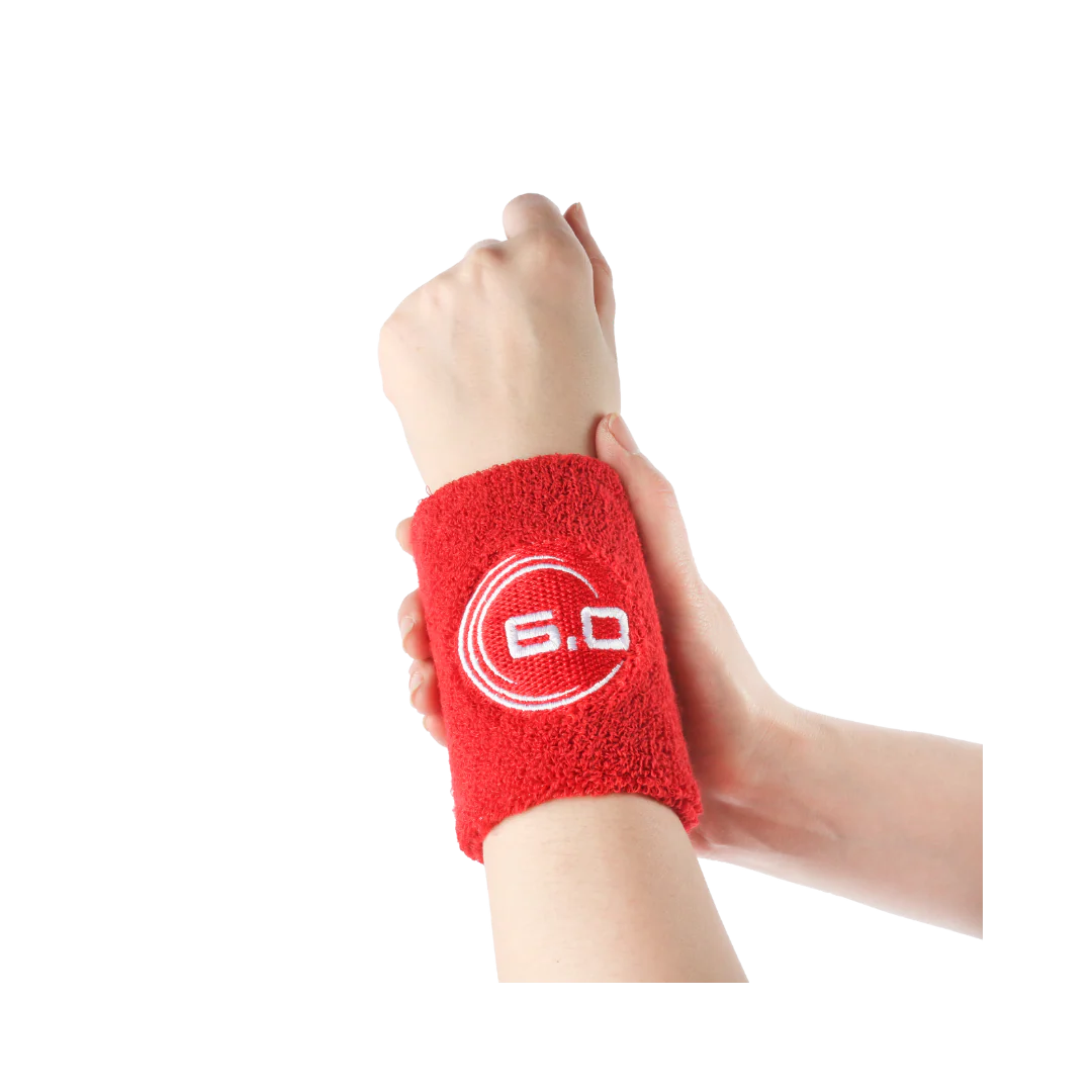 Six Zero Sweat Wrist Band Ruby