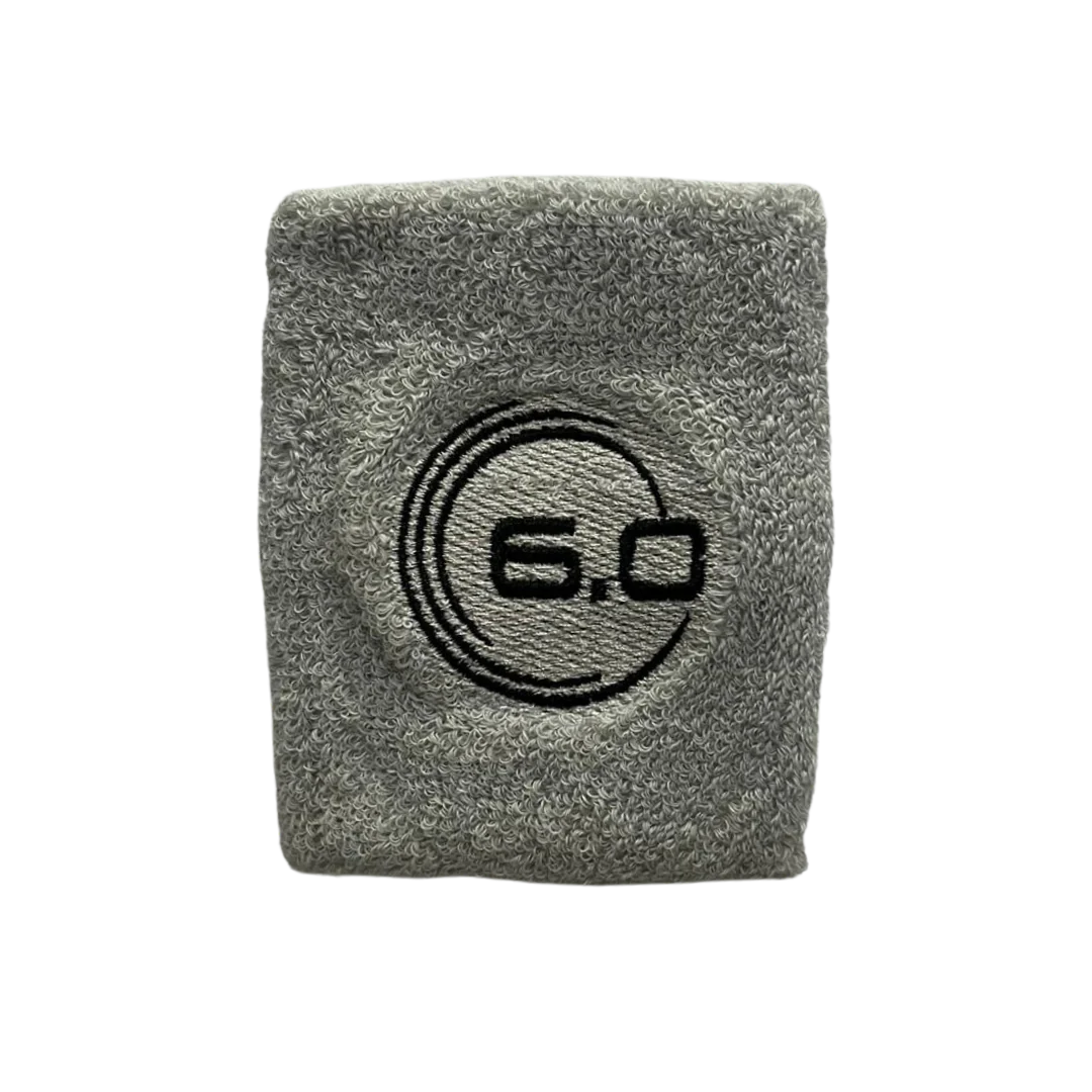 Six Zero Sweat Wrist Band Grey