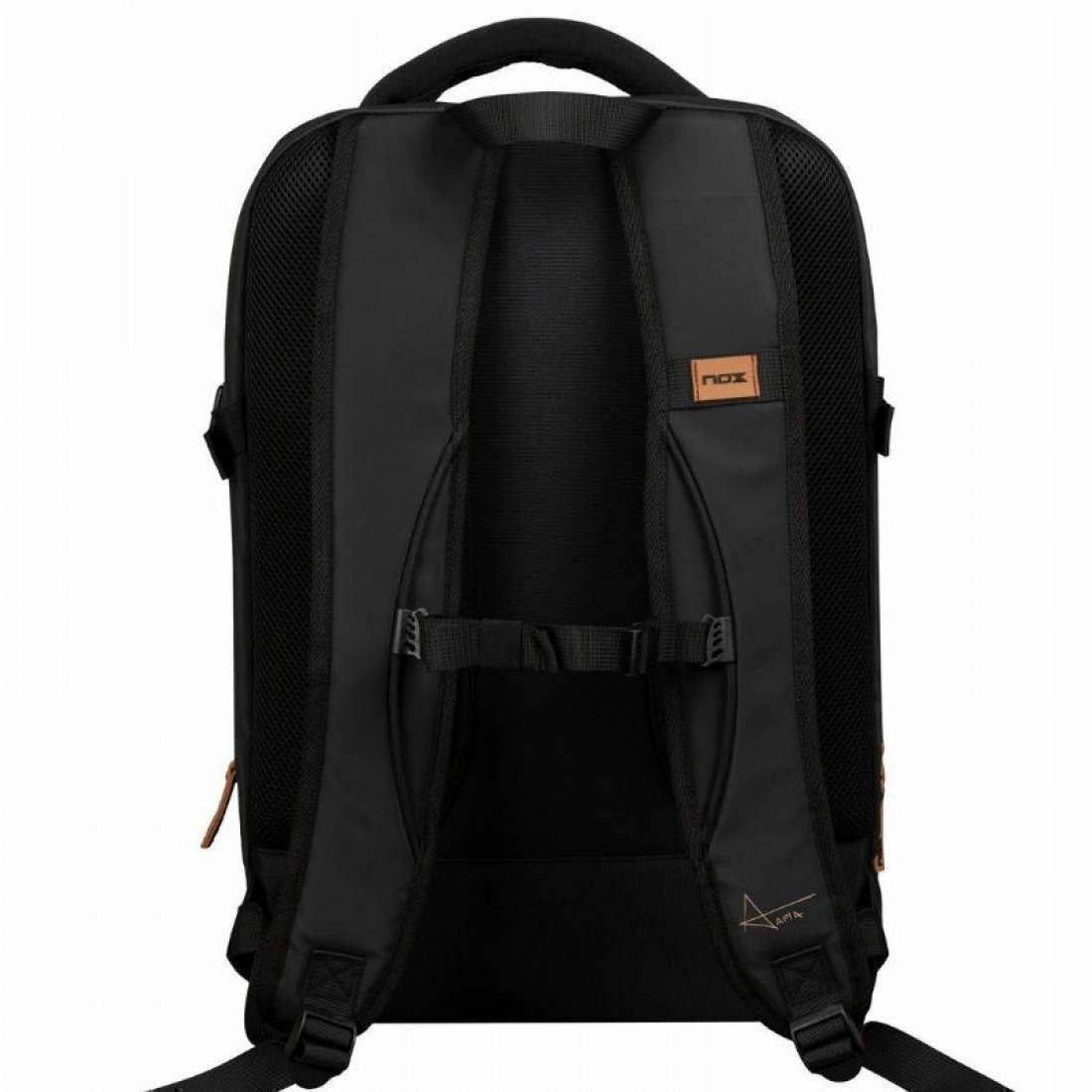 Nox Agustin Tapia Luxury Open Series Black Red Backpack