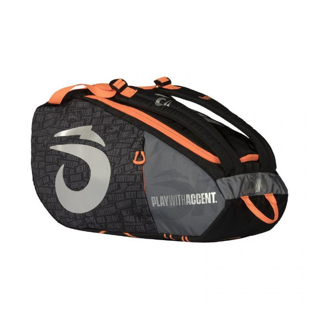 Lok One 2 Black Orange Padel Bag