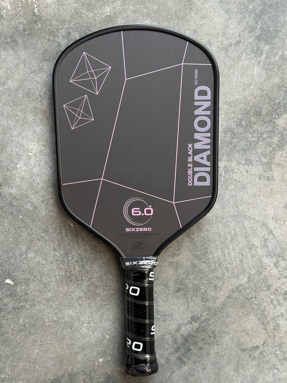 SIX ZERO DOUBLE BLACK DIAMOND CONTROL 16MM CHERRY BLOSSON PINK (BLACK EDGEGUARD)