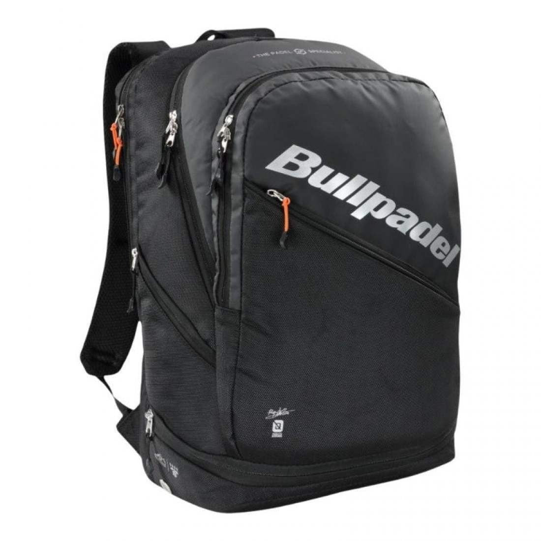 Bullpadel Paquito Navarro  Hack Black Backpack