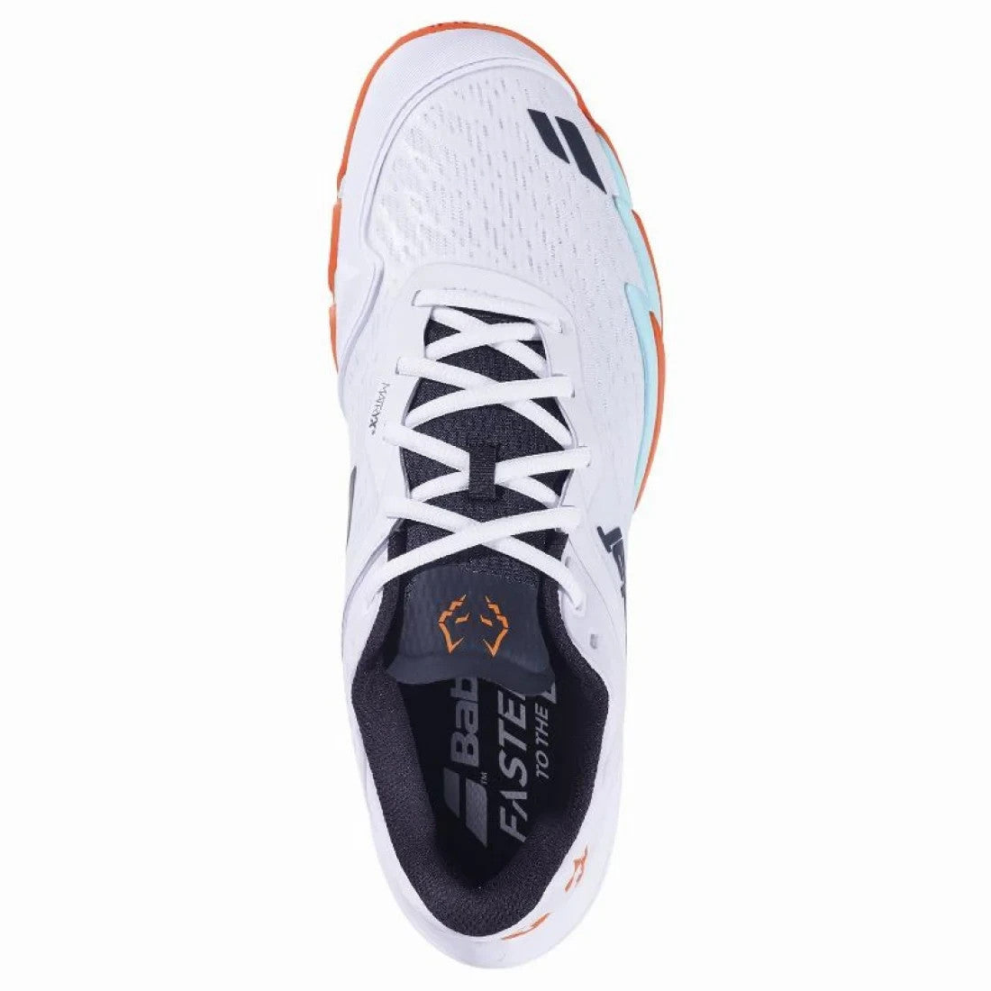 Babolat Juan Lebron Jet Premura 3 White Orange Shoes
