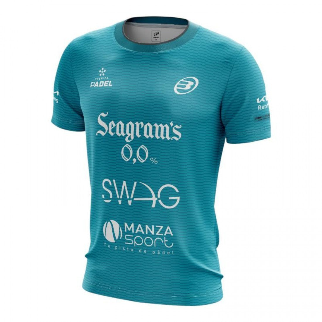 Bullpadel Premier Padel  T-Shirt ( Black, Turquoise,Meira Limon)