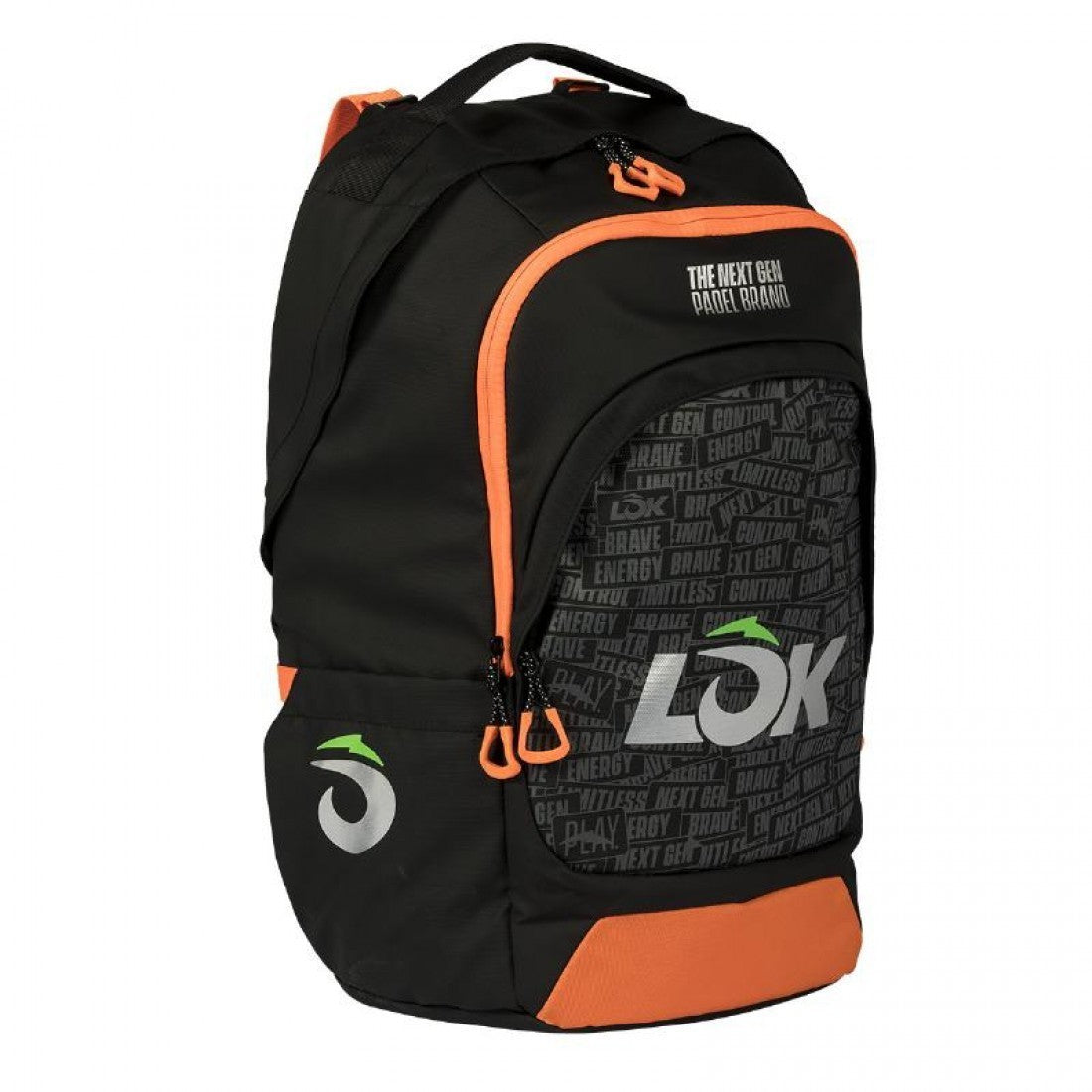 Lok Maxx 2 Black Orange Backpack
