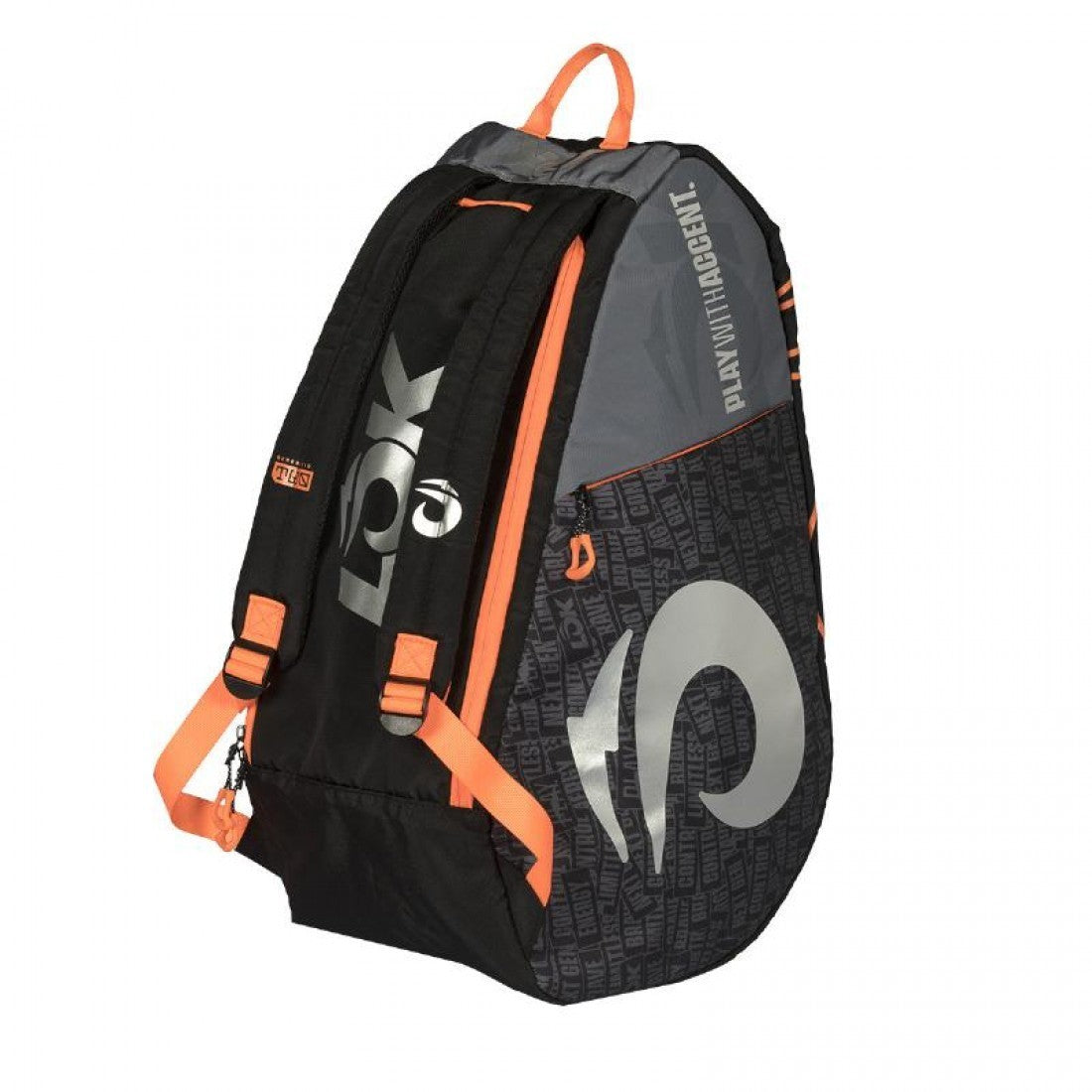 Lok One 2 Black Orange Padel Bag
