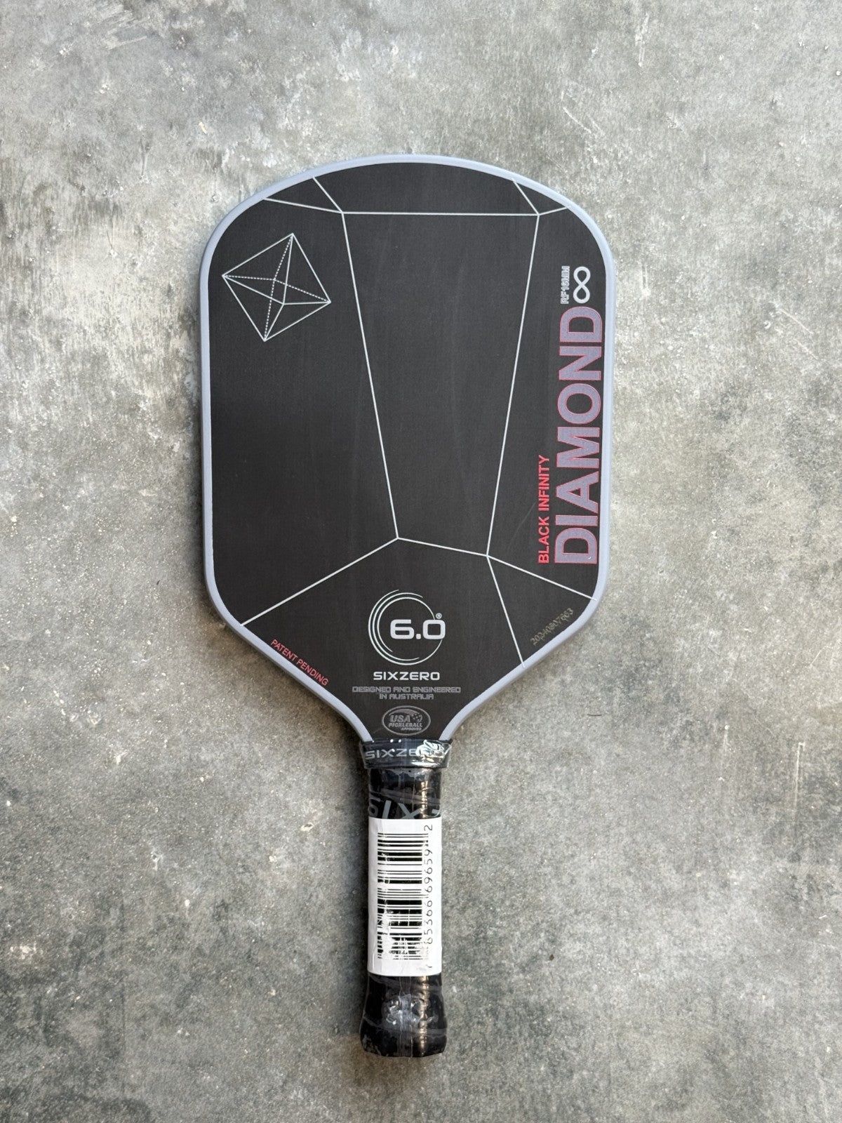 SIX ZERO INFINITY EDGELESS BLACK DIAMOND POWER 16MM GREY AND RED