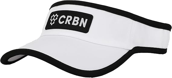 CRBN Performance Pickleball Visor White