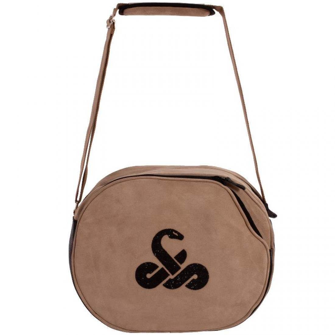 Vibora Diva Swarovski Brown Bag