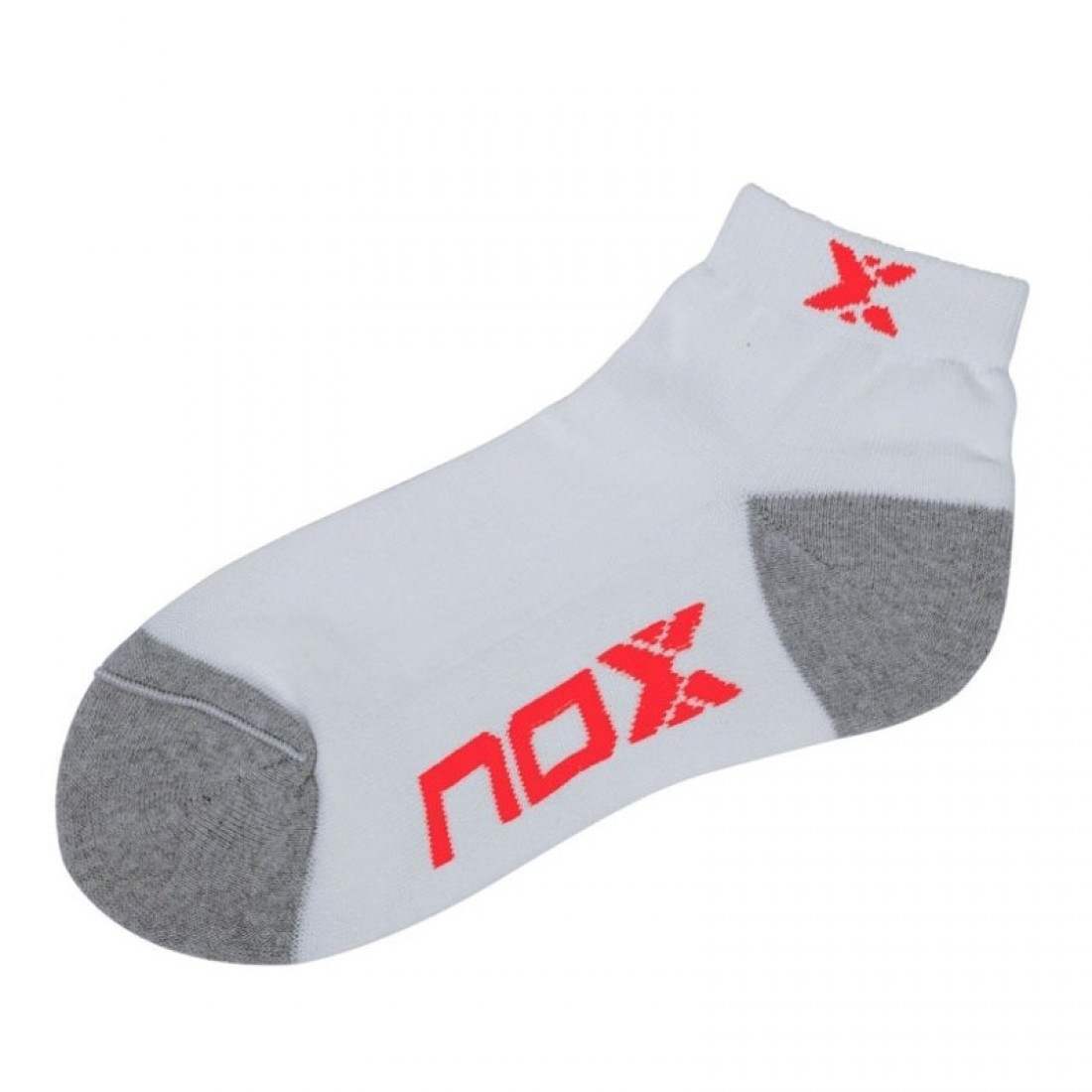 Nox Socks White Orange 1 Pair
